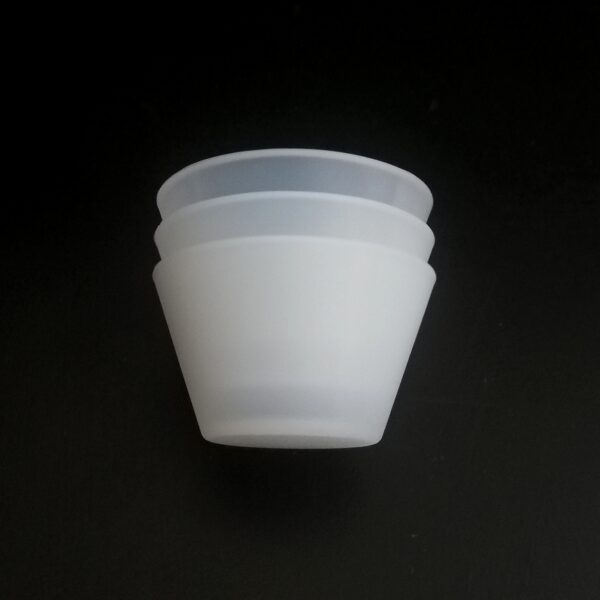 Silicone mould - Small mixing cup 3pcs /  45x25,3mm #02 - Image 3