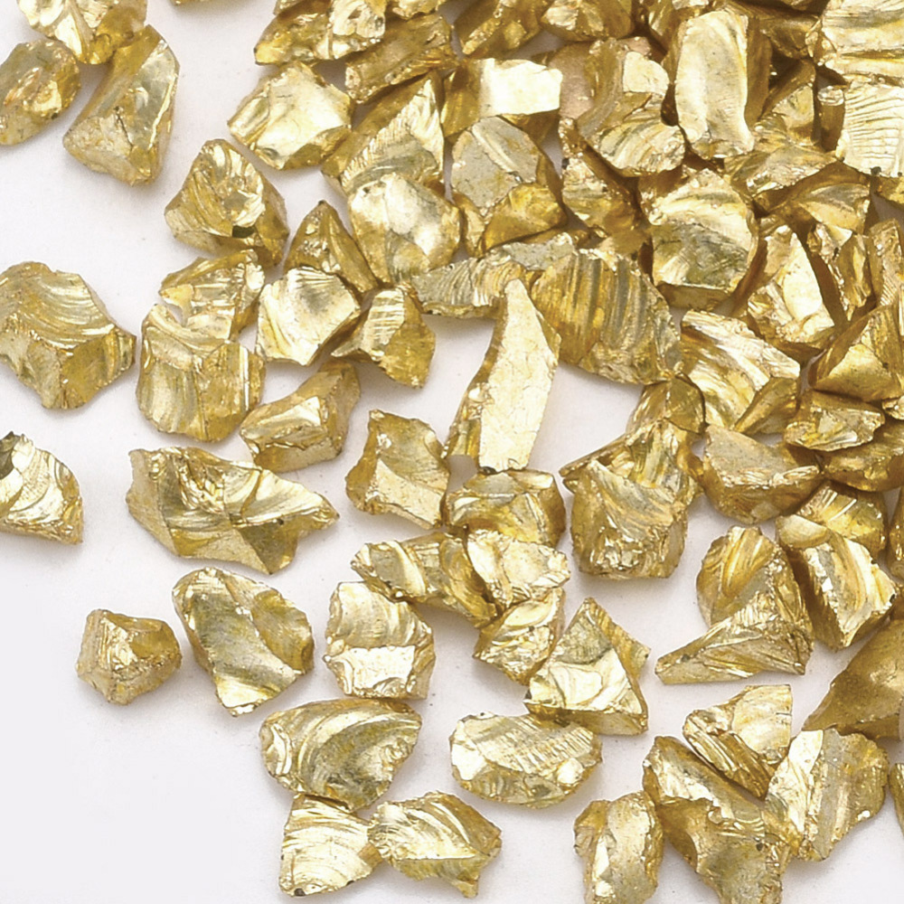Gold Plated Crush Glass Chips 100g - Image 2