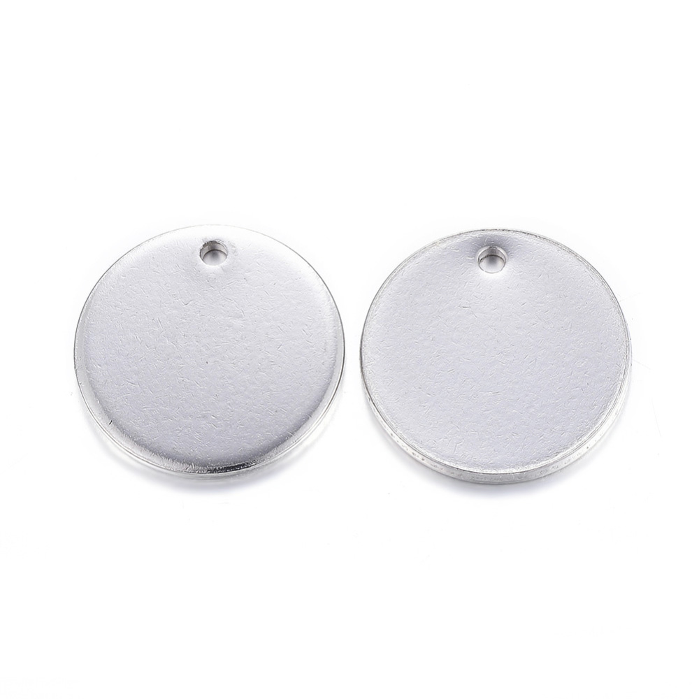 304 Stainless Steel Charms Stamping Blank Tags 15x1mm 4pcs - Image 2