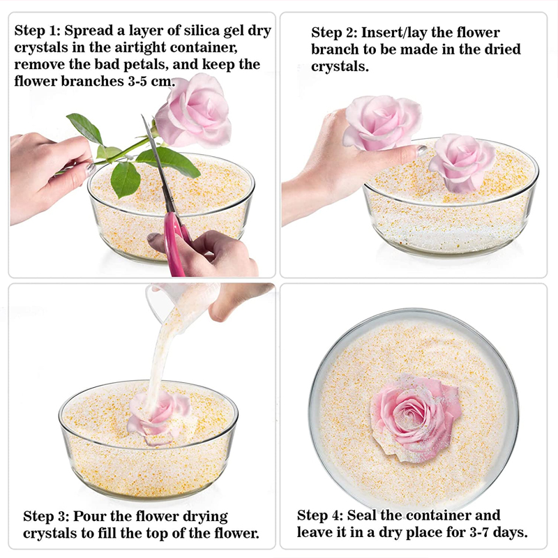 Recyclable Silica Gell - for Drying Flowers 500g - Image 5