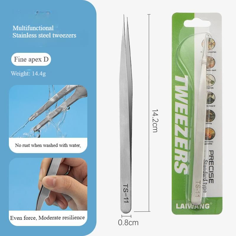 Straight Silver Tweezer
