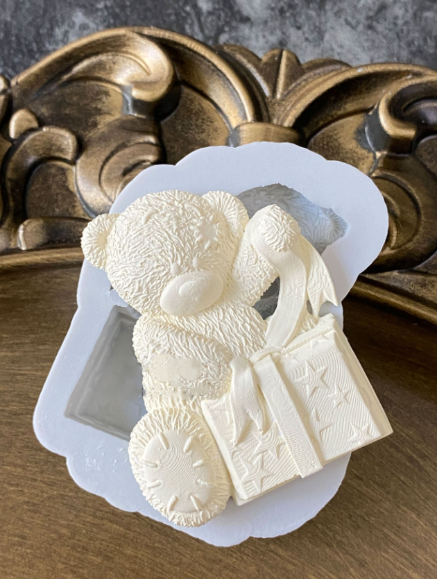 Silicone Mould - Teddy Bear Shape 3.5cm x 4.6cm