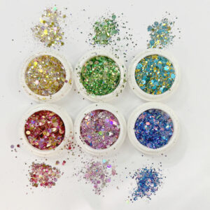 Mix Bright Colors Chunky Glitter - Individual