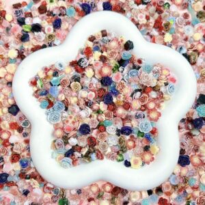 Mini Flower & Bows Acrylic Sequins - Individual Styles